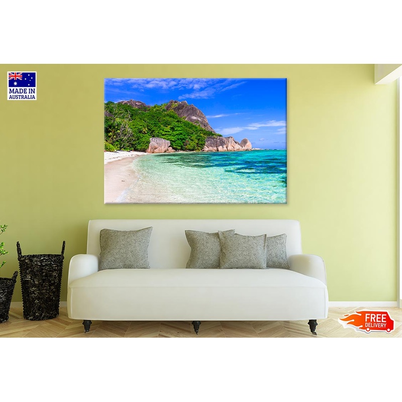 Tropical Beach & Seychelles Print 100% Australian Made