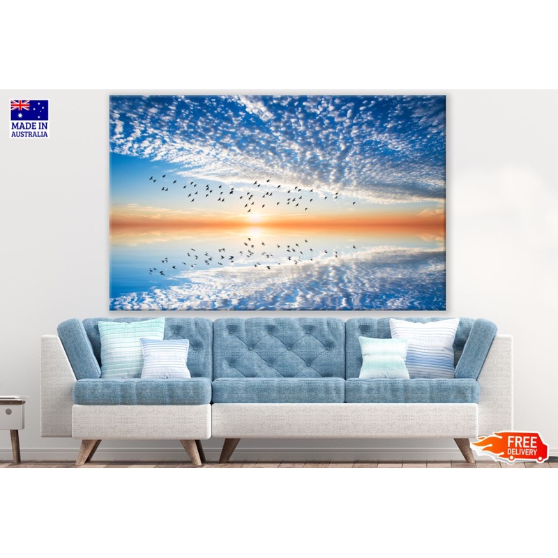 Bird Flying Over Sea Photograph Print 100% Australian Made