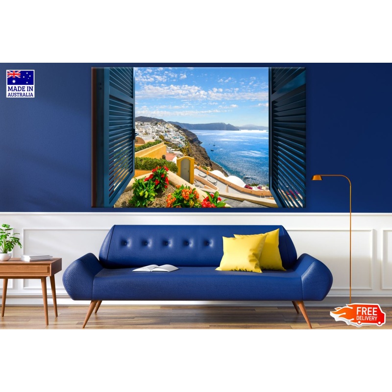 Window View Sea Scenery View Print 100% Australian Made