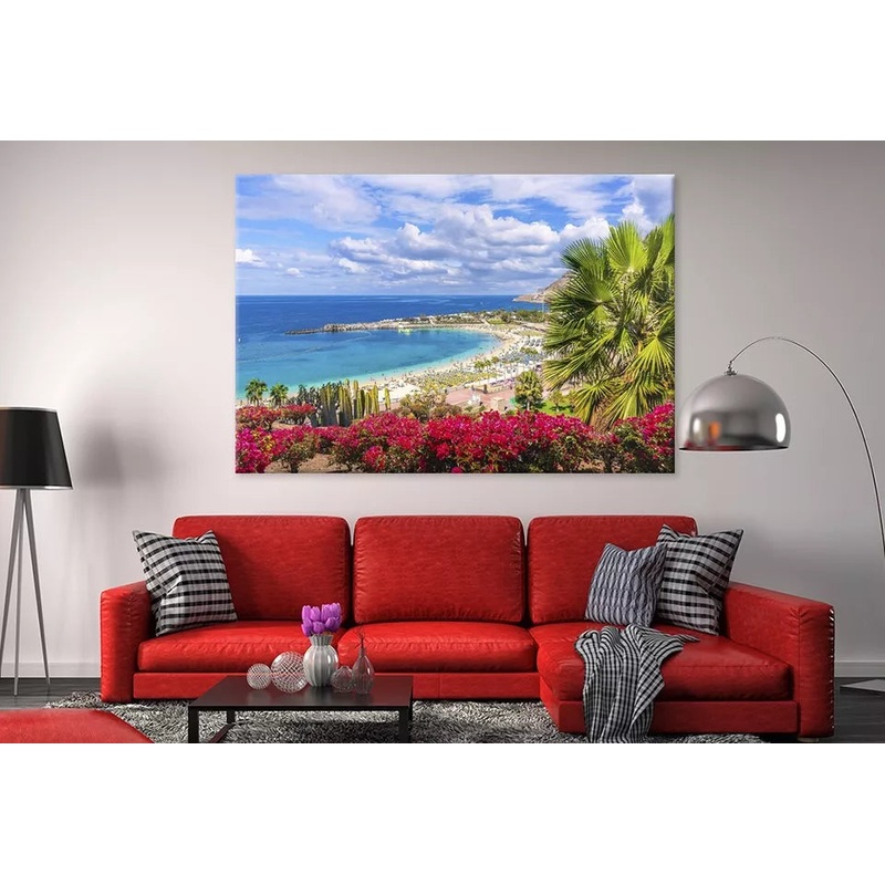 Amadores Beach In Gran Canaria    Wall Art Decor 100% Australian Made