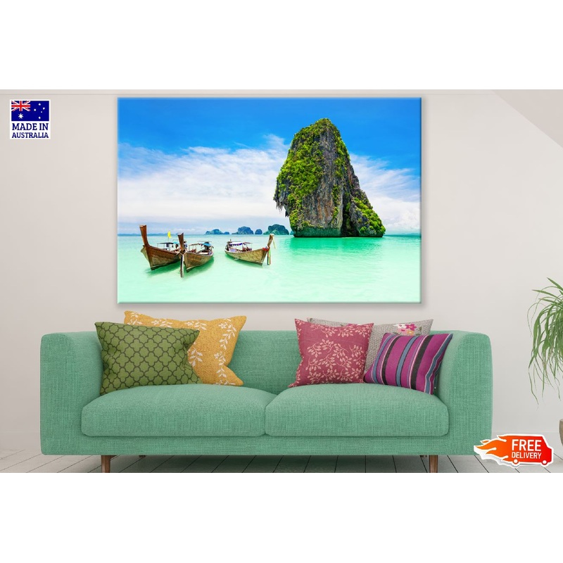 Beaty Limestone Rock in the Ocean Photograph Print 100% Australian Made