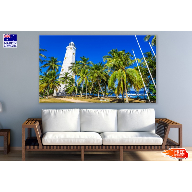 Beautiful beach & Lighthous Print 100% Australian Made