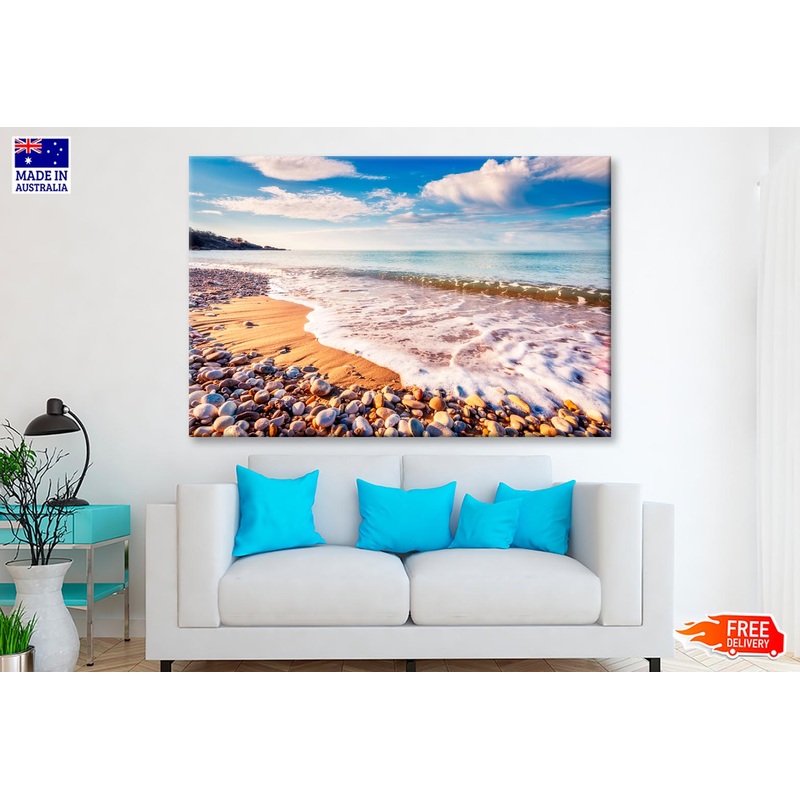 Sea Glowing by Sunlight Wall Art Decor 100% Australian Made