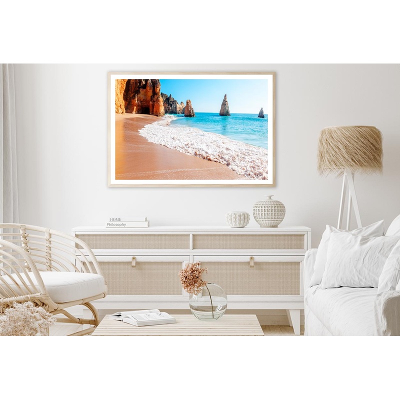 Summer Sandy Beach Home Decor Premium Quality Poster Print Choose Your Sizes