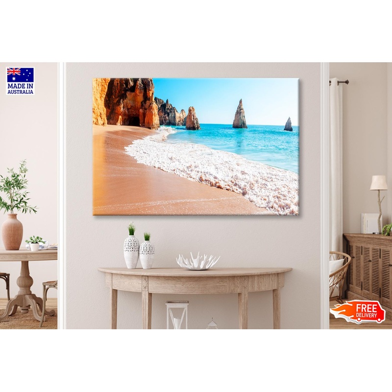 Summer Sandy Beach Wall Art Decor 100% Australian Made