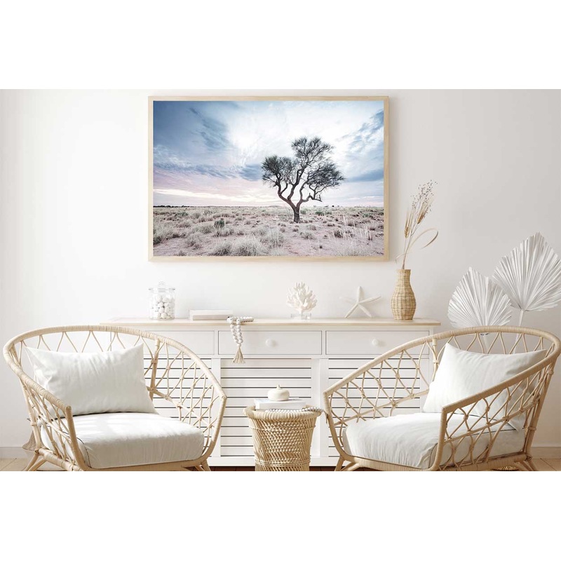 Alone Hakea Tree View Photograph Home Decor Premium Quality Poster Print Choose Your Sizes