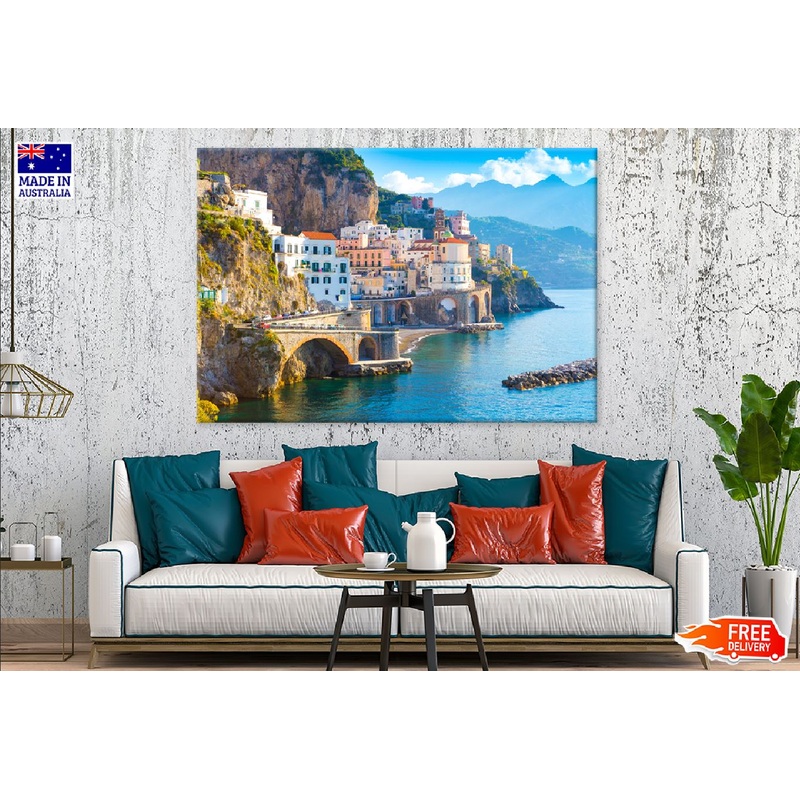 Amalfi Coast View Phtograph Italy Photograph Print 100% Australian Made