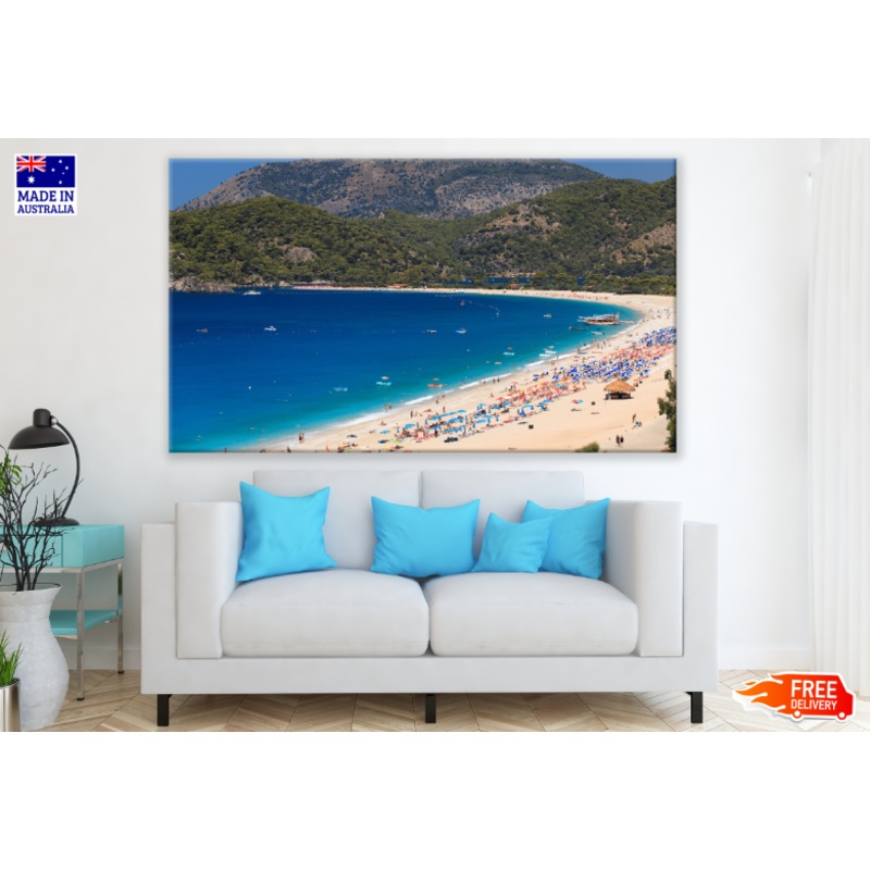 Beach & Mountain View Print 100% Australian Made