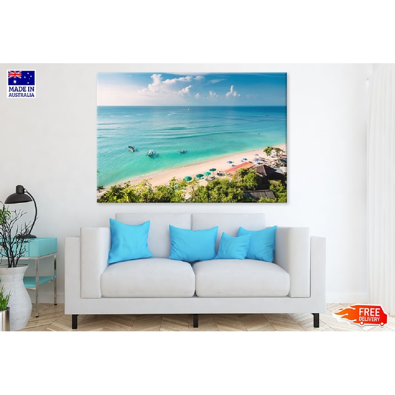 Beach & Resort Aerial Photograph Print 100% Australian Made