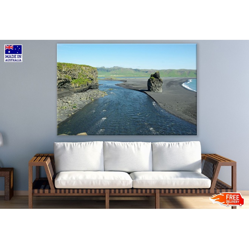 Black Sand Beach Photograph Iceland Print 100% Australian Made