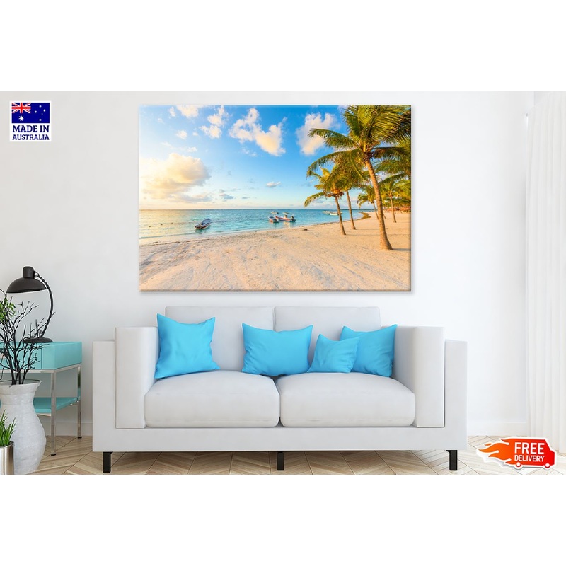 Sunrise at Akumal Beach Mexico Photograph Print 100% Australian Made