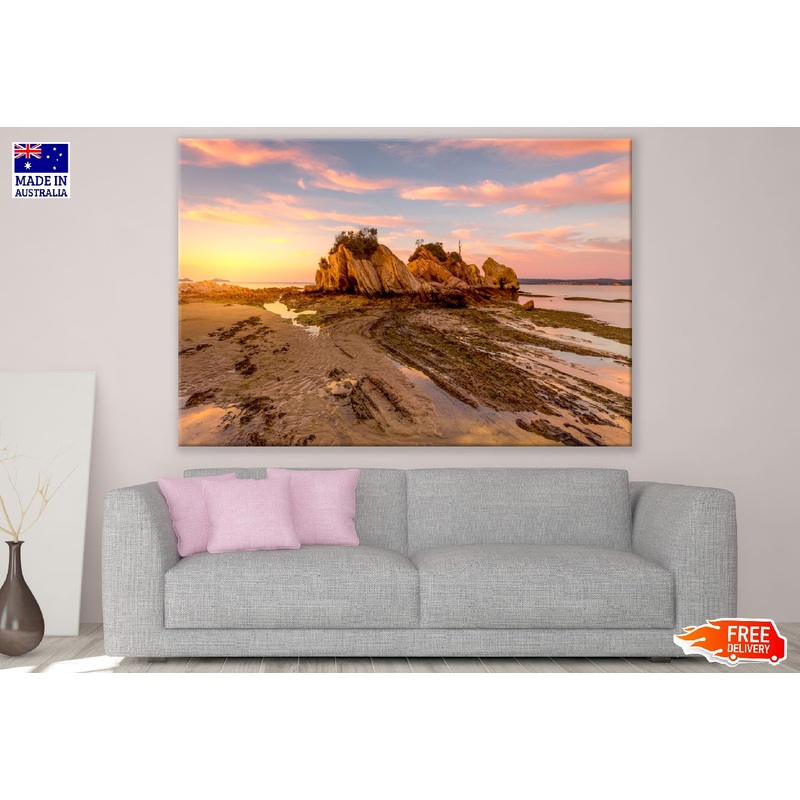 Sunrise from the Rocky Foreshore Batemans Bay Australia Print 100% Australian Made