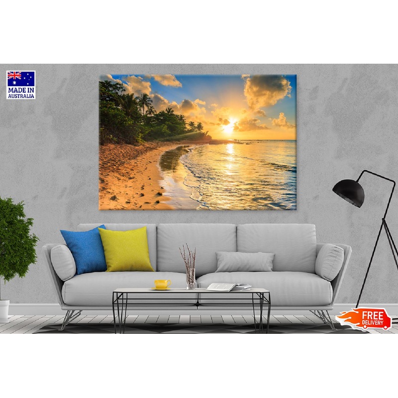 Sunset Over the Sea Photograph Print 100% Australian Made