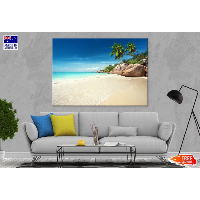 Anse Lazio Beach Praslin Island Photograph Print 100% Australian Made