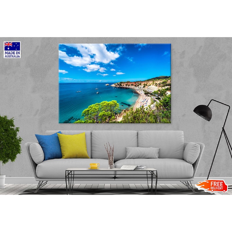 Balearic Islands Sea View Photograph Spain Print 100% Australian Made