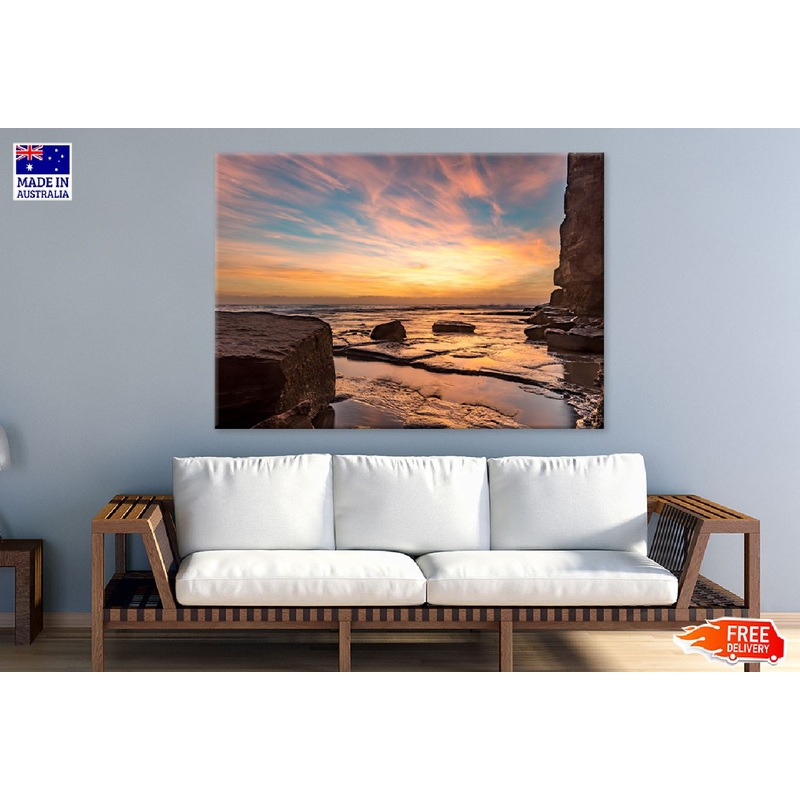 Sunrise at Skillion Sea Terrigal Photograph Print 100% Australian Made