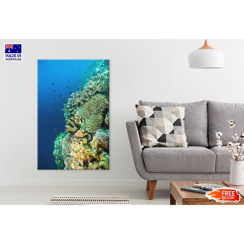 Blue Water Scuba Sea View Photograph Indonesia Print 100% Australian Made