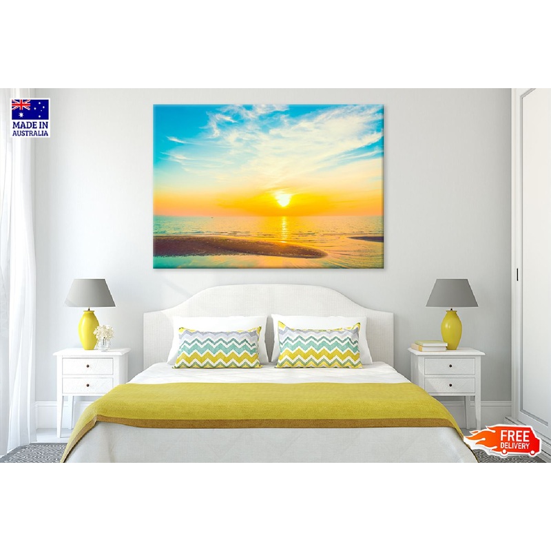 Sunrise Sea Scenery View Photograph Print 100% Australian Made