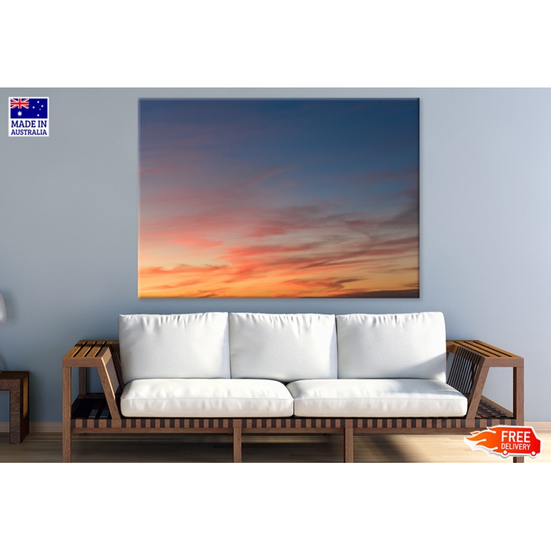 Sunset Sky Scenery View Photograph Print 100% Australian Made