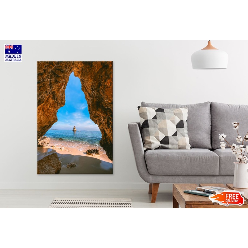 Algarve Coast & Beach View Photograph Portugal Print 100% Australian Made