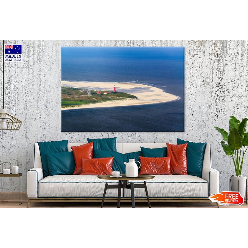 Texel Island Aerial View Photograph Holland Print 100% Australian Made
