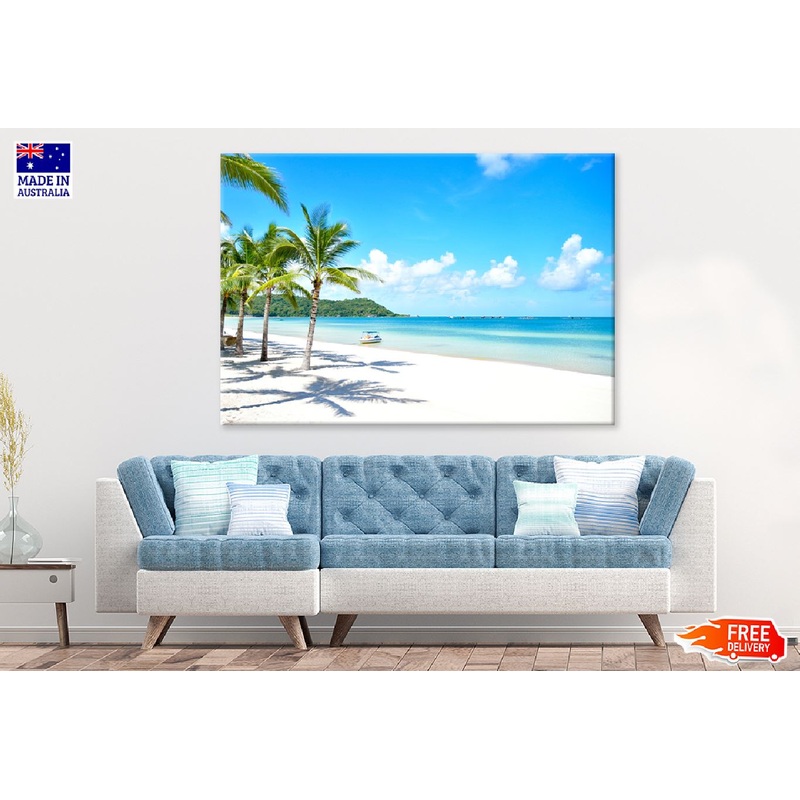 White Sandy Beach Phu Quy Island Photograph Print 100% Australian Made