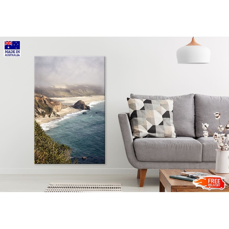 Sur River Beach View Photograph USA Print 100% Australian Made