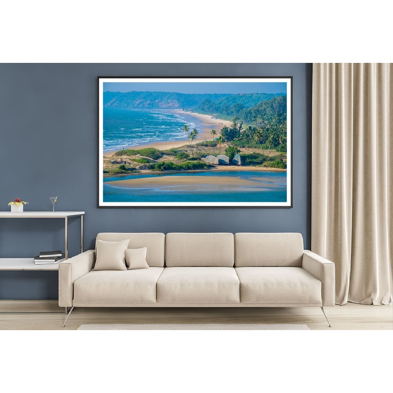 Tropical Sandy Beach on North Goa Photograph Home Decor Premium Quality Poster Print Choose Your Sizes