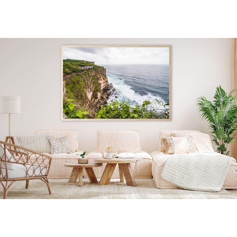 Uluwatu Temple Rock & Sea View Photograph Home Decor Premium Quality Poster Print Choose Your Sizes