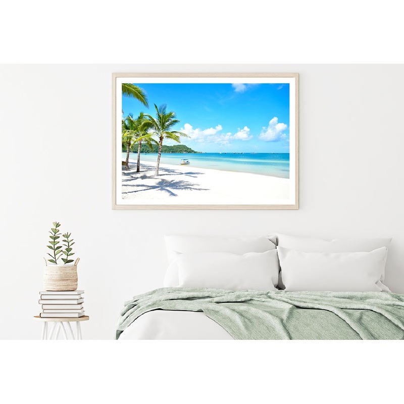 White Sandy Beach Phu Quy Island Photograph Home Decor Premium Quality Poster Print Choose Your Sizes