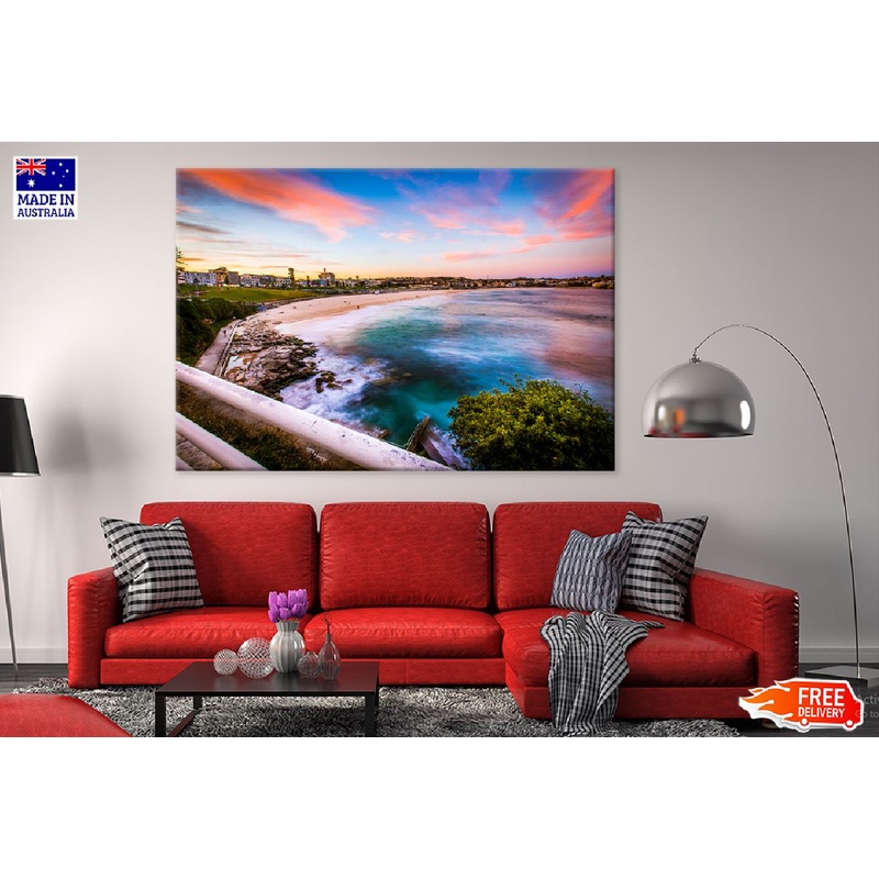 Sunset at Bondi Beach View Photograph Sydney Print 100% Australian Made
