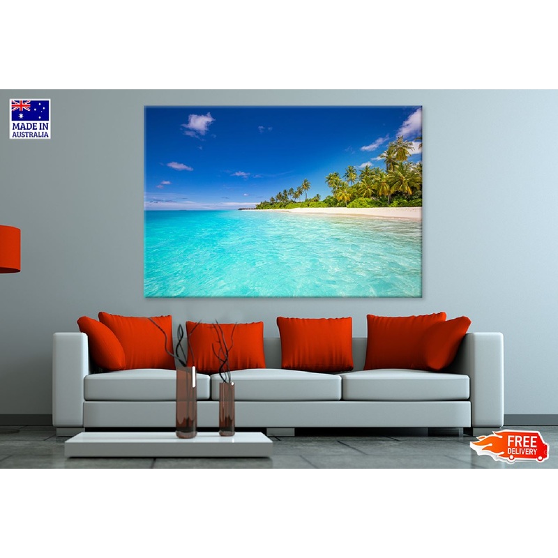 Tropical Island Paradise Beach Photograph Print 100% Australian Made
