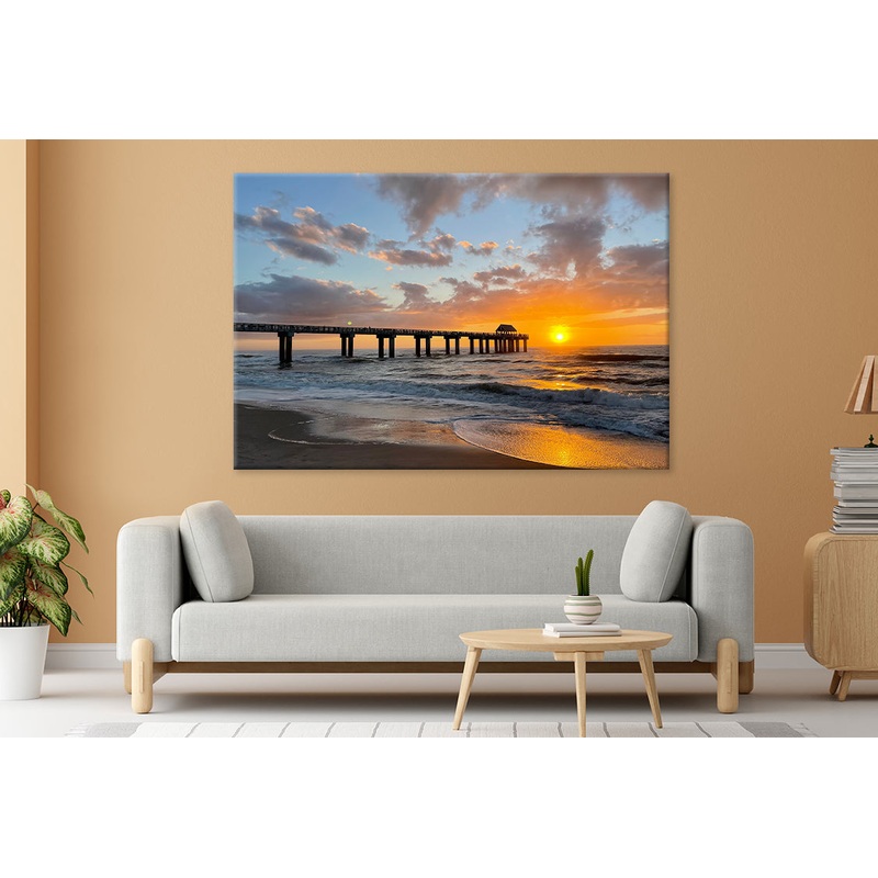 Sunrise at Surfside Beach Wall Art Decor 100% Australian Made Wall Art Decor 100% Australian Made