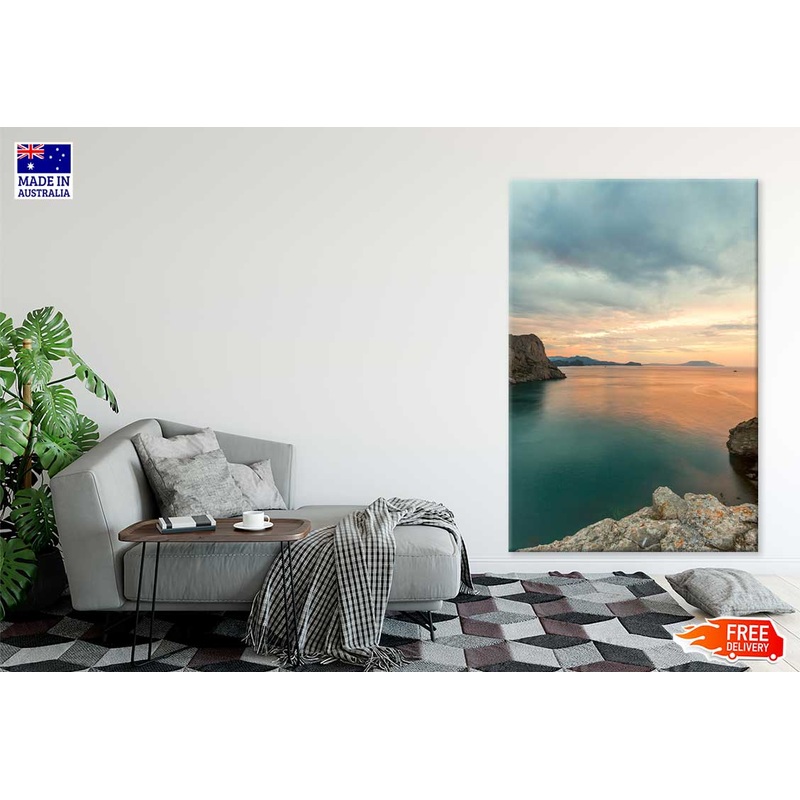 Sunrise over the Sea Scenery View Photograph Print 100% Australian Made