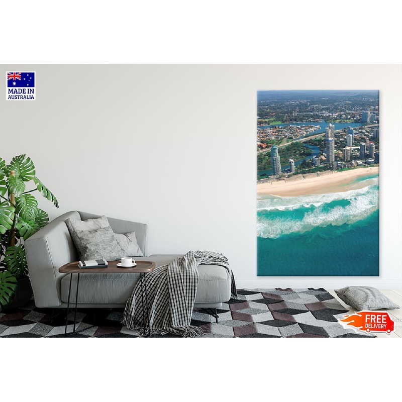 Tel Aviv Skyline Aerial View Photograph Print 100% Australian Made