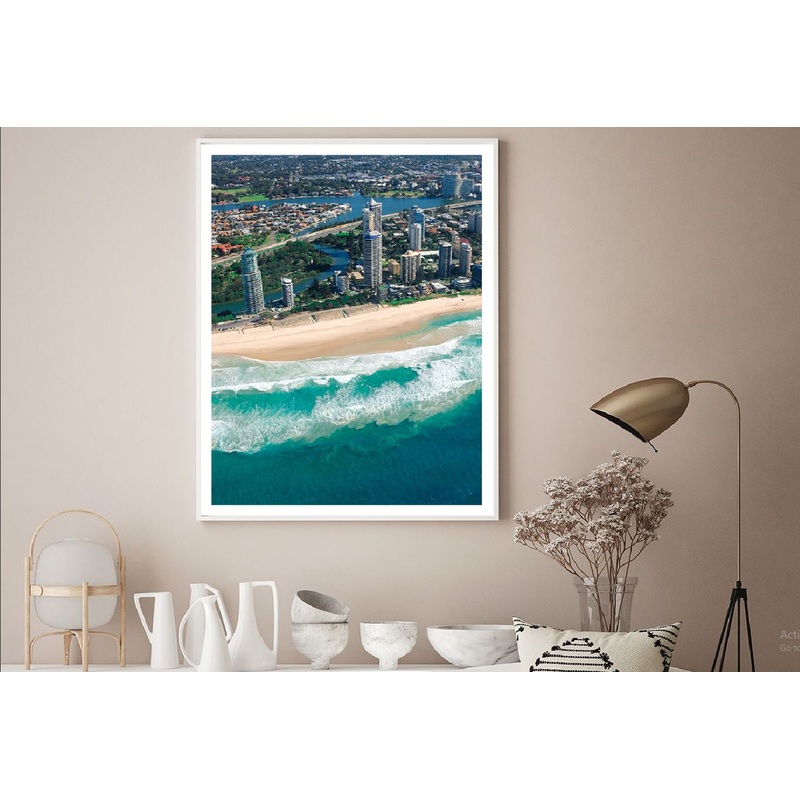 Tel Aviv Skyline Aerial View Scenery Home Decor Premium Quality Poster Print Choose Your Sizes
