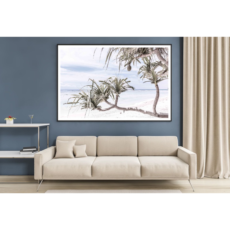 Beach Trees & Sea Sky View Home Decor Premium Quality Poster Print Choose Your Sizes