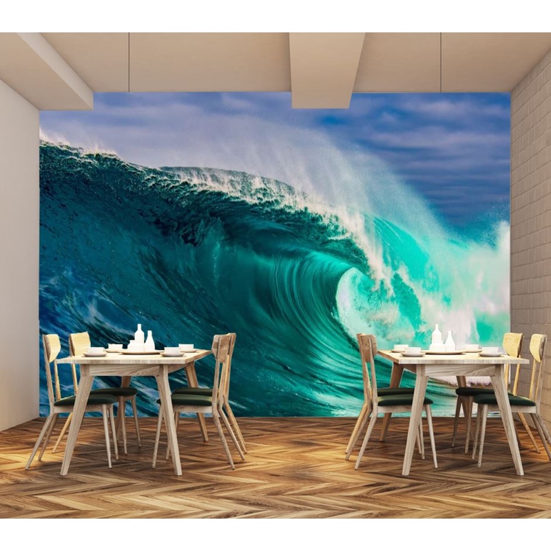 Wallpaper Murals Peel and Stick Removable Sea Wave Crashing High Quality